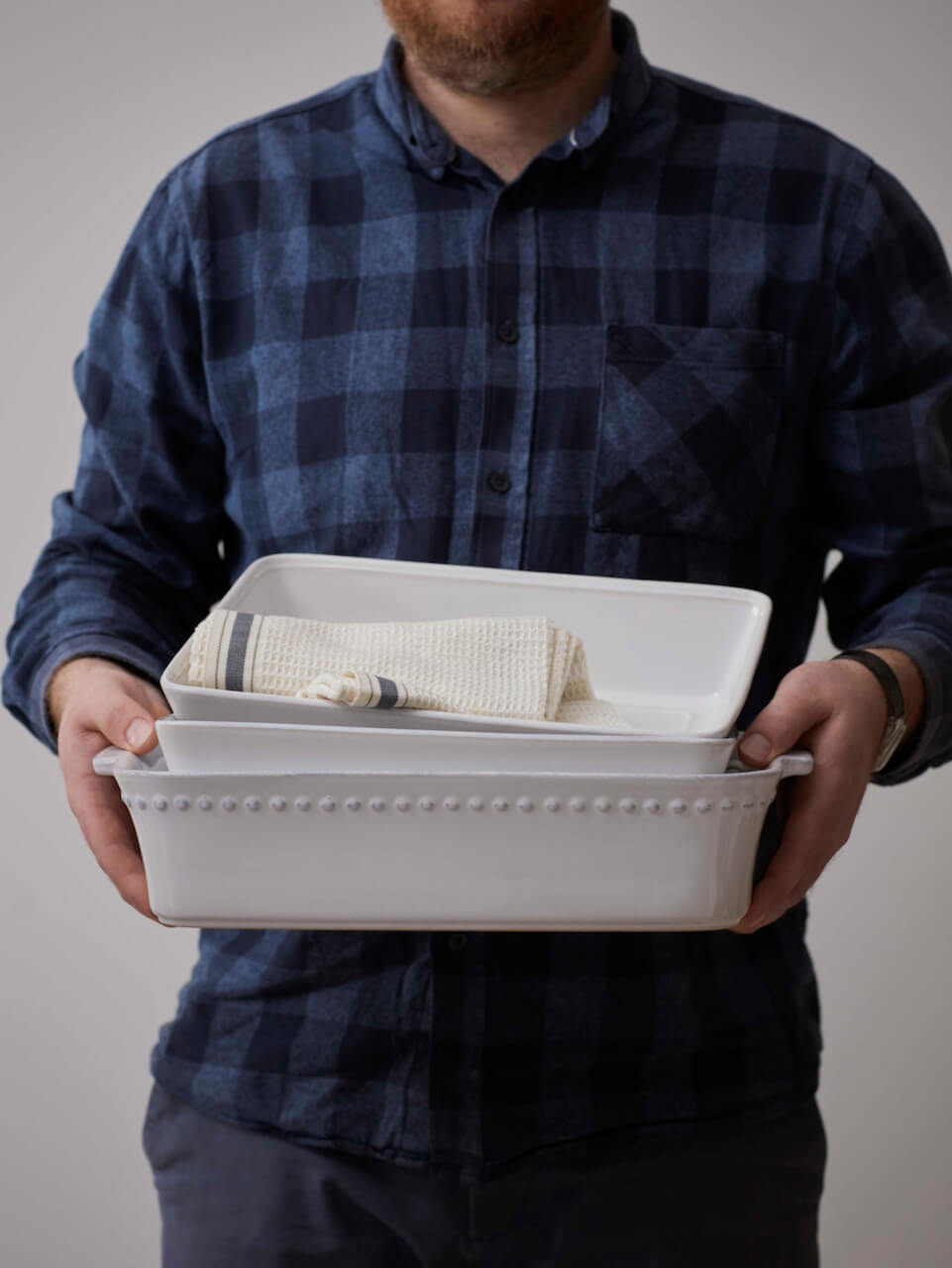 Pearl Stoneware Baking Dish