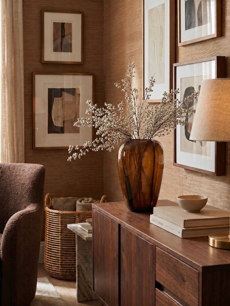 Flores Handblown Glass Vase