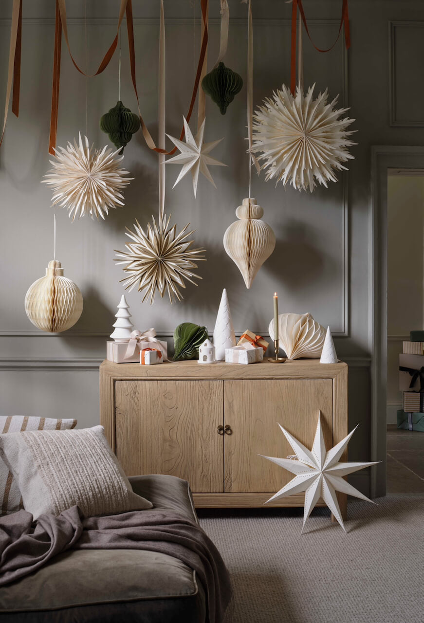 Antique White Paper Snowflake Decoration