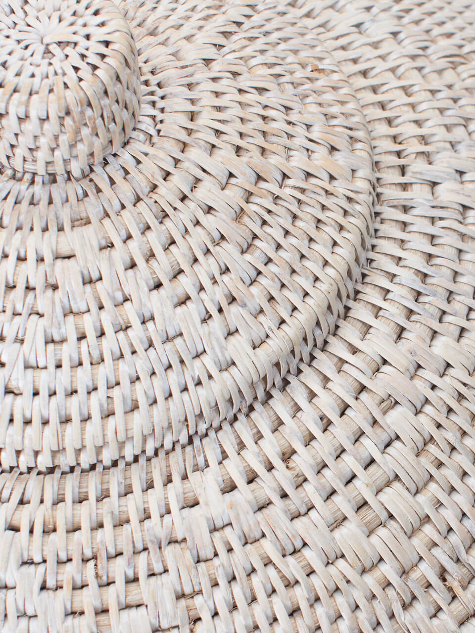 Lavan Rattan Laundry Basket - White