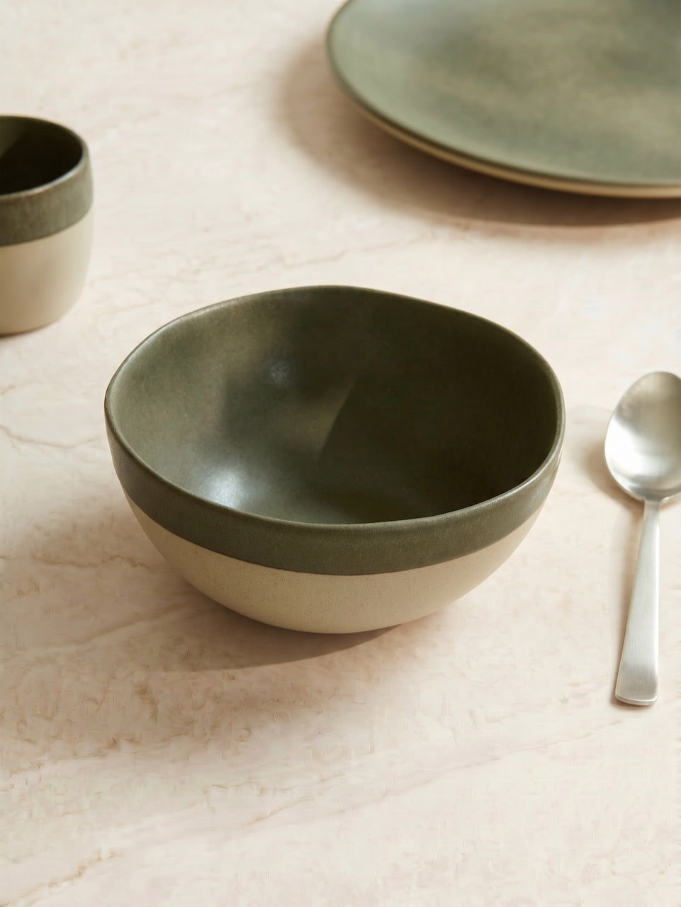 Arenito Olive Stoneware Tableware