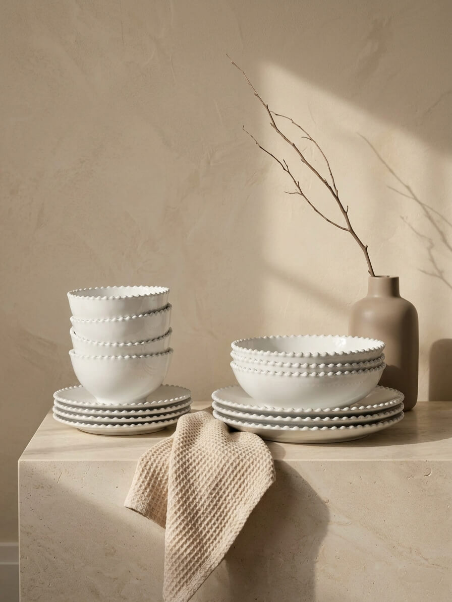 Layered Lounge Portuguese stoneware and tableware
