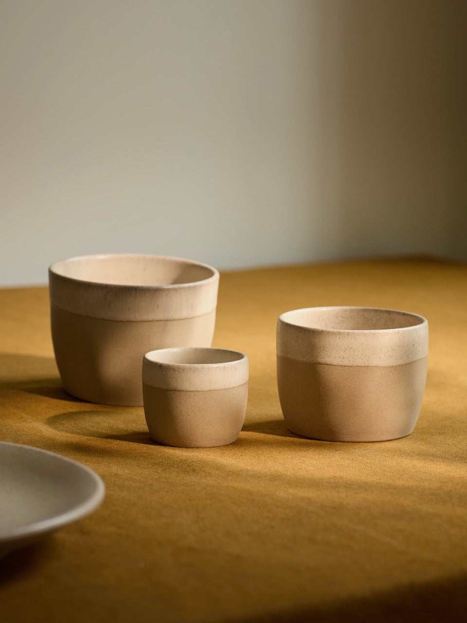 Arenito Sand Stoneware Latte Cup