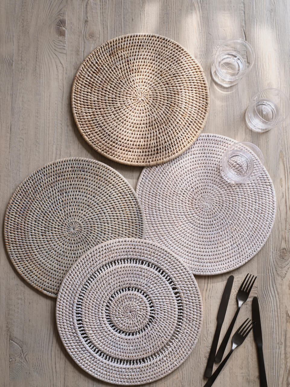 Iona Natural Rattan Placemats - Set of 4