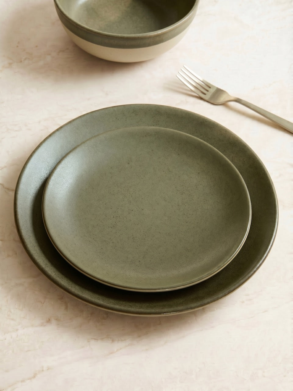 Arenito Olive Stoneware Tableware